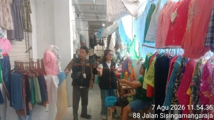 BPS Toba Lakukan Pendataan SE2026 di Pasar Balige Kabupaten Toba