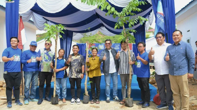 Sinergi Pemko Sibolga dan Demokrat Gelar Langit Biru di Huntap