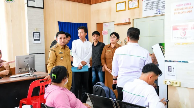 Sidak Kantor, Wali Kota Sibolga Pastikan Pelayanan Publik Optimal