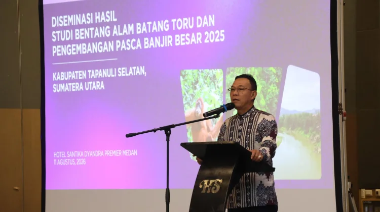 Diseminasi Studi Bentang Alam Batang Toru, Pemkab Tapsel Dorong Pemulihan Pascabe