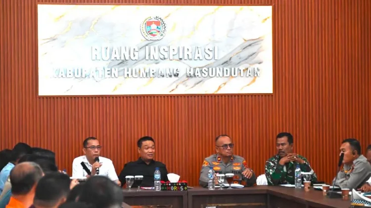 Bupati Humbahas Bersama Forkopimda Finalisasi Perayaan HUT RI Ke-81