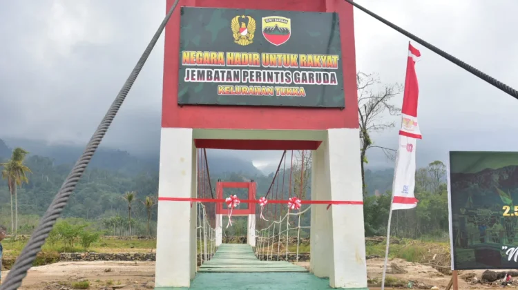 Wabup Tapteng Ikuti Peresmian Ribuan Jembatan dan Titik Air Bersih okeh Presiden