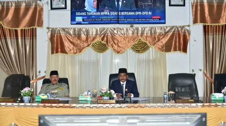 Bupati Tapteng Ikuti Pidato Presiden RI