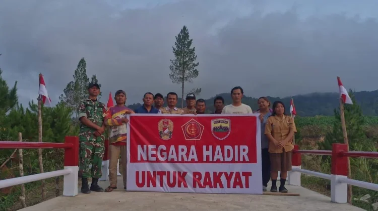 Pembangunan Jembatan “Batu Hopit” di Humbahas Siap Dipergunakan