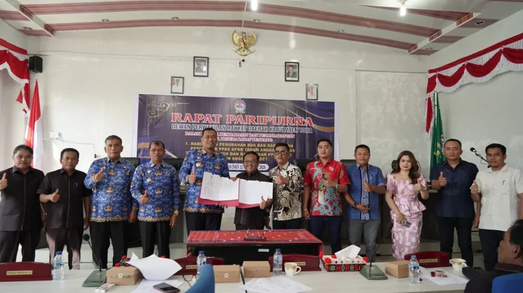 Nota Kesepakatan Rancangan Perubahan KUA PPAS APBD Toba Ditandatangani