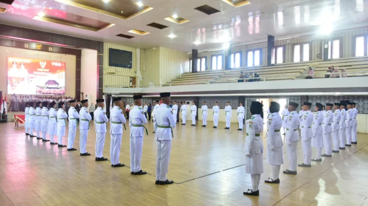 Wakil Bupati Tapteng Kukuhkan 35 Anggota Paskibraka Tahun 2026
