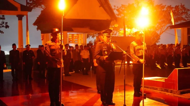 Apel Kehormatan dan Renungan Suci, Kenang Jasa Para Pahlawan jelang HUT ke-81 RI
