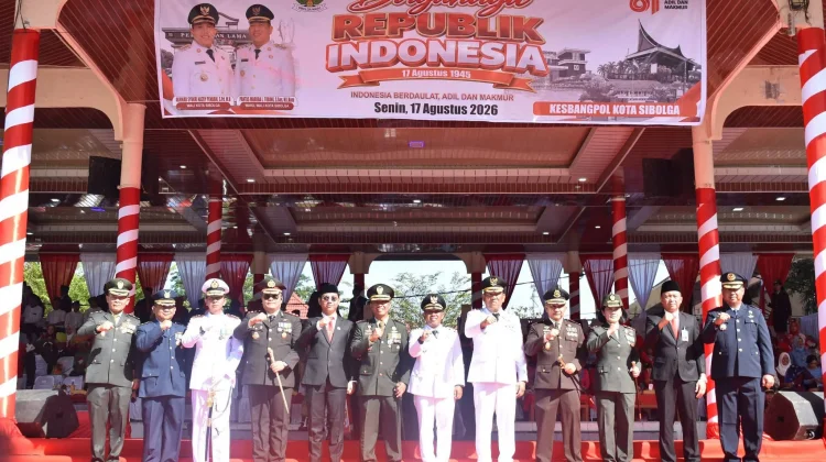 Wali Kota Sibolga Pimpin Upacara HUT ke-81 Kemerdekaan RI, Berlangsung Khidmat