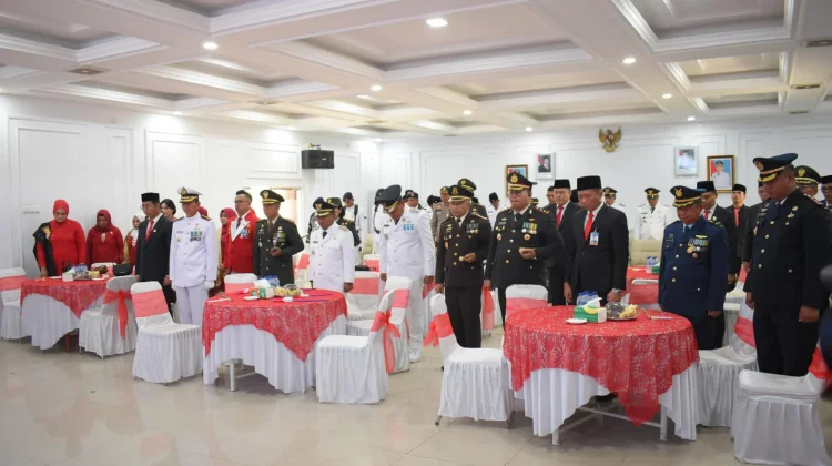 Syukri-Pantas Ikuti Upacara HUT ke-81 RI Tingkat Nasional Secara Virtual