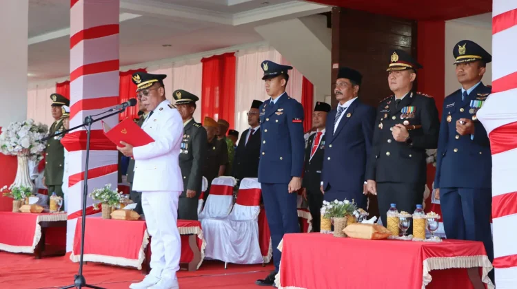 Peringati HUT RI ke-81, Bupati Tapteng Gelorakan Semangat Bangkit Pascabencana