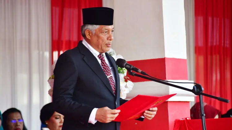 Peringati HUT RI ke-81, Bupati Tapteng Gelorakan Semangat Bangkit Pascabencana