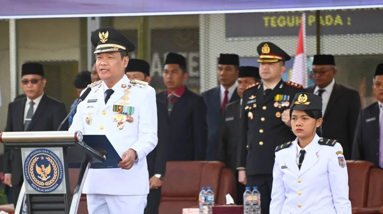 Bupati Oloan Pimpin Upacara HUT ke-81 RI di Rutan Humbang Hasundutan