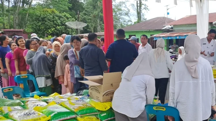 Pemkab Tapteng Gelar Gerakan Pasar Murah untuk Kendalikan Inflasi