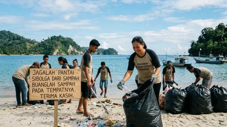 Menjaga Laut dan Pantai Sibolga dari Sampah