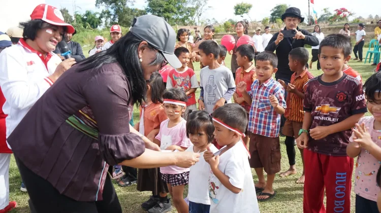 Ketua TPPKK Taput hadiri Kemeriahan HUT ke-81 RI di Sipahutar