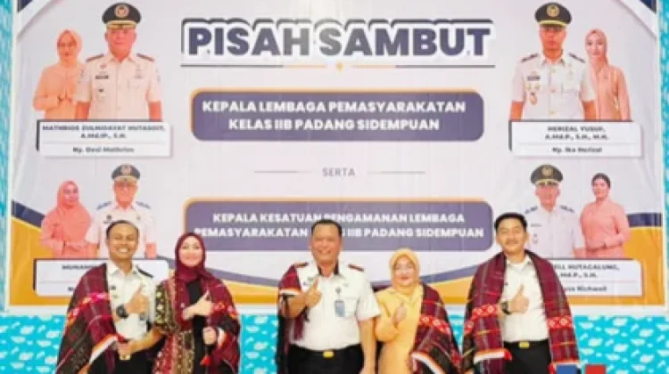 Herizal Yusuf Resmi Menjabat Kalapas Kelas IIB Padangsidimpuan, Gantikan Mathrio