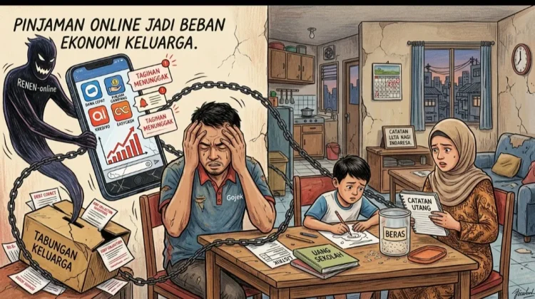 Pinjol Menambah Beban Ekonomi Warga