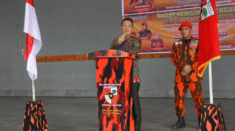 Bupati Tapsel Minta Pemuda Pancasila Perkuat Sinergi Pembangunan Daerah