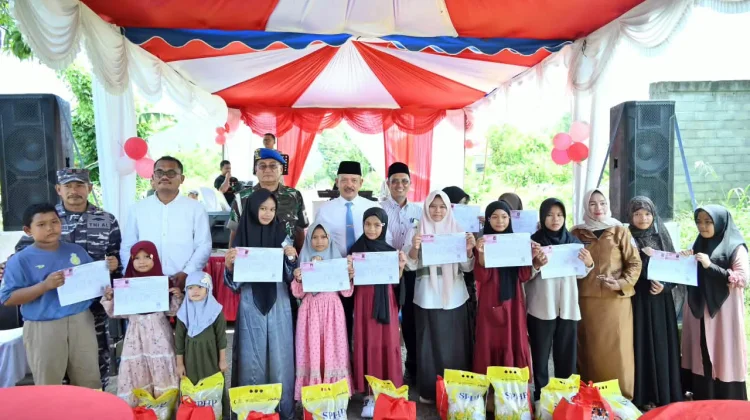Bupati, Wabup dan Sekdakab, Rayakan HUT ke-81 Tapteng Bersama Anak Panti Asuhan Sion