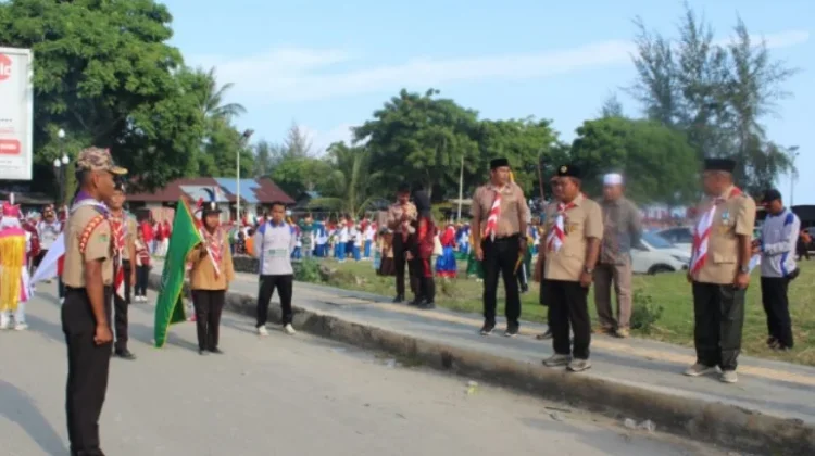 Pawai PGM 2026 Meriahkan Barus, Diikuti 78 Madrasah se-Tapteng