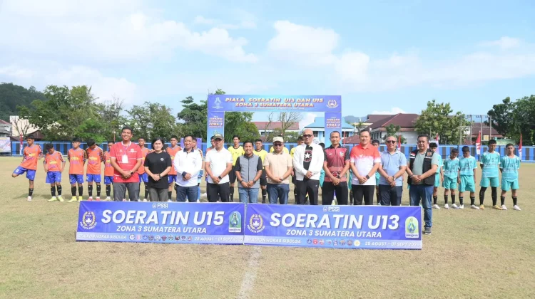 Sibolga Jadi Tuan Rumah, Wali Kota Resmi Buka Piala Soeratin U-13 dan U-15 Zona 3 Sumut
