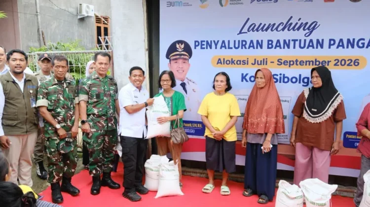 Wali Kota Sibolga Launching Bantuan Pangan Alokasi Juli–September 2026