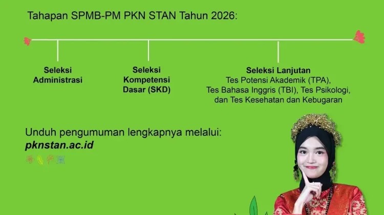 Seleksi PKN STAN 2026 Digelar Tiga Tahap
