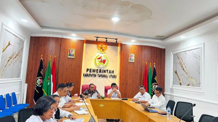 Bupati Taput Ikuti Sosialisasi Program Pemulihan UMKM Terdampak Bencana