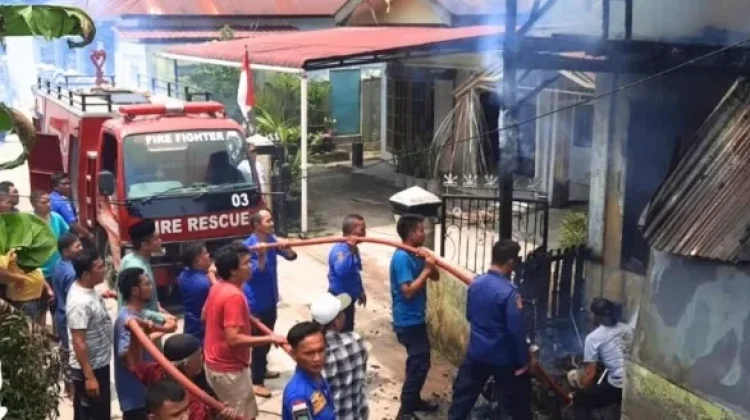 Kebakaran Rumah di Padangsidimpuan, Balita Tewas dan Kerugian Capai Rp400 Juta
