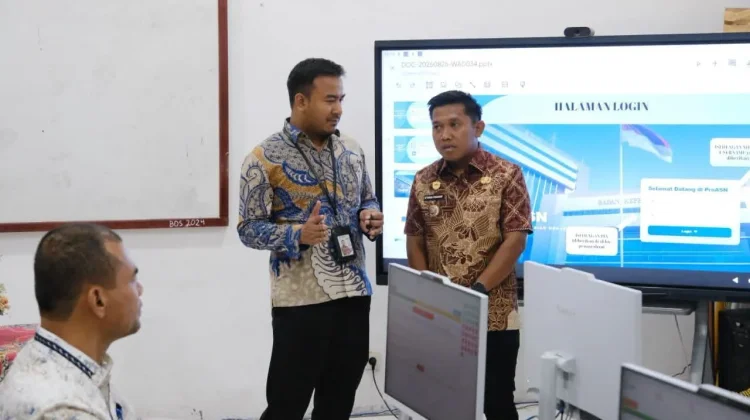Wali Kota Sibolga Tinjau Pelaksanaan Profiling ASN, Perkuat Manajemen Talenta
