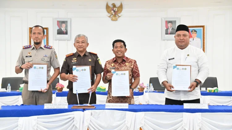 Percepat Sertifikasi Tanah Wakaf, Pemko Sibolga Teken MoU