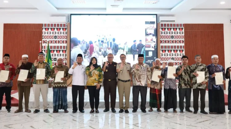 Pemkab Madina Teken MoU Percepat Sertifikasi Tanah Wakaf di Tahun 2026