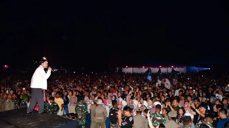 Tapteng Bangkit, HUT ke-81 Digelar di Tengah Lokasi Bencana