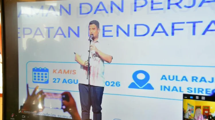 Bupati Masinton Pasaribu Teken MoU Percepatan Pendaftaran Tanah Wakaf