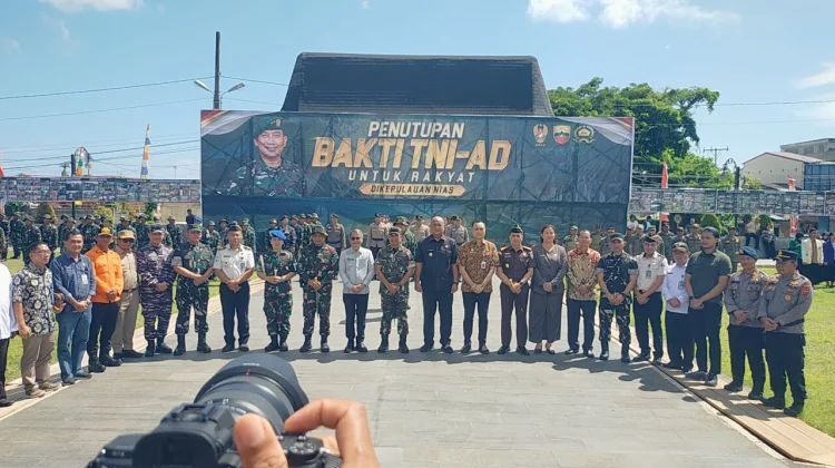 TNI AD Bangun Puluhan Jembatan hingga Ratusan Sumur Bor di Kepulauan Nias