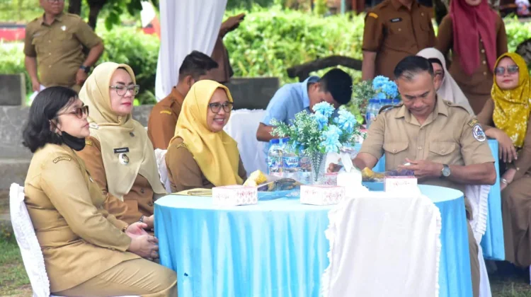 Bupati Tapteng Launching Penyaluran Bantuan Pangan 1.394,7 ton Beras