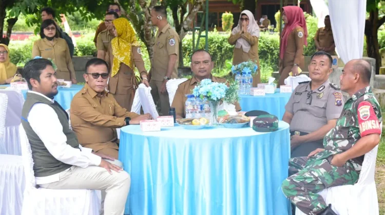 Bupati Tapteng Launching Penyaluran Bantuan Pangan 1.394,7 ton Beras