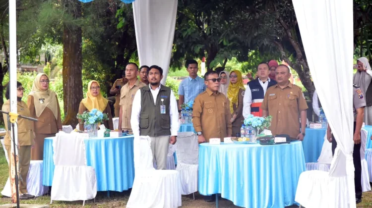 Bupati Tapteng Launching Penyaluran Bantuan Pangan 1.394,7 ton Beras