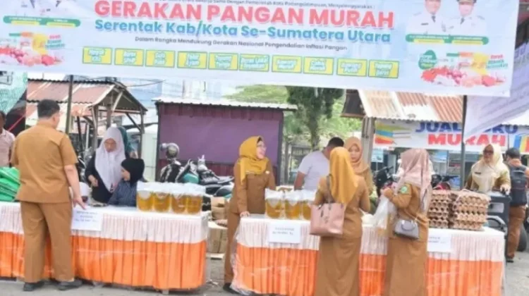 GPM Serentak di Sumut: Padangsidimpuan Jaga Pangan Terjangkau