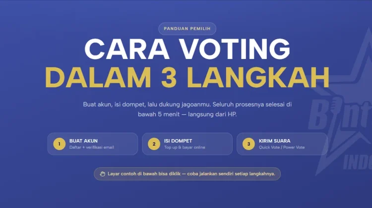 Cara Mudah Voting Peserta Bintang Radio Indonesia 2026