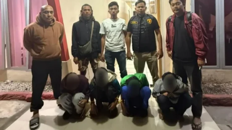 Gerak Cepat URC Polres Humbahas Bekuk Komplotan Pencuri Besi