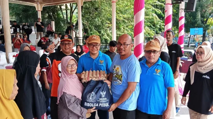 Pemko Sibolga Salurkan 50 Paket Sembako Program “Sibolga Peduli” di RRI Fest 2026