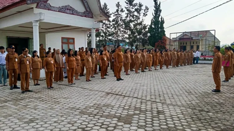 Apel Gabungan di Kantor Camat Doloksanggul
