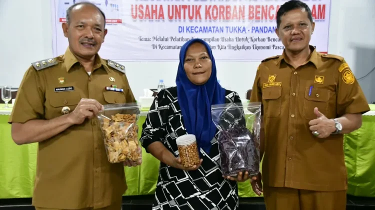 Pemkab Tapteng Gelar Pelatihan Keterampilan Usaha Bagi Korban Bencana