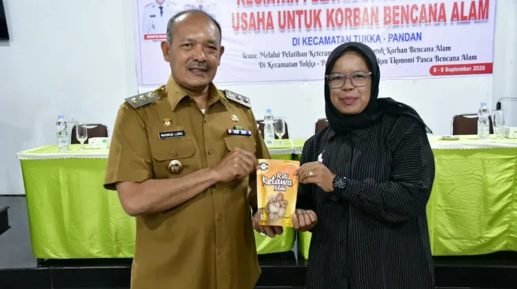 Pemkab Tapteng Gelar Pelatihan Keterampilan Usaha Bagi Korban Bencana