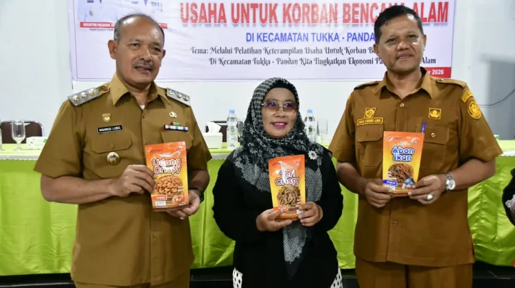Pemkab Tapteng Gelar Pelatihan Keterampilan Usaha Bagi Korban Bencana