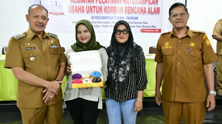 Pemkab Tapteng Gelar Pelatihan Keterampilan Usaha Bagi Korban Bencana
