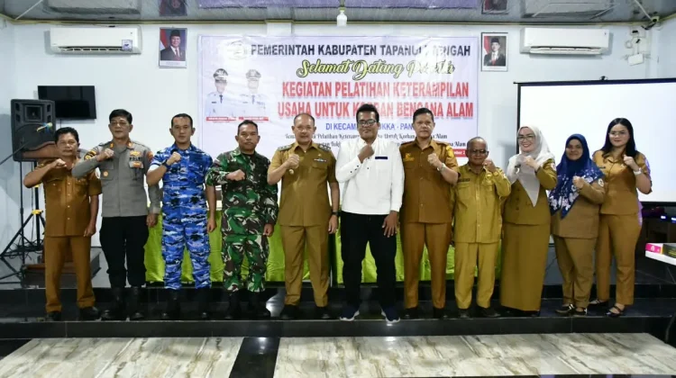 Pemkab Tapteng Gelar Pelatihan Keterampilan Usaha Bagi Korban Bencana