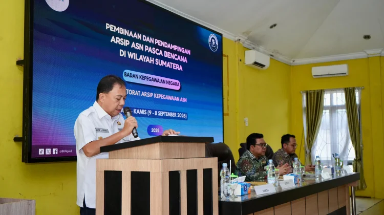 Pemkab Tapsel Dukung Pemulihan Arsip ASN Pascabencana