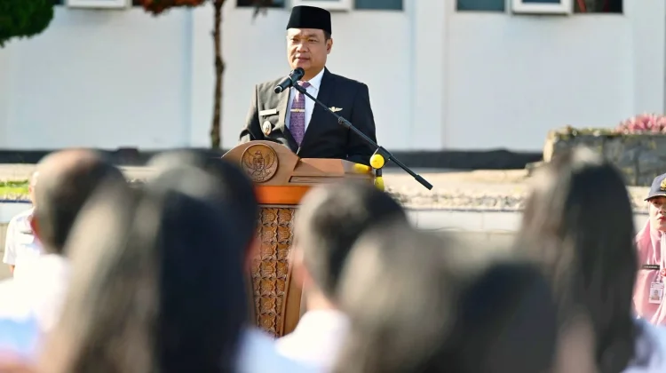 Bupati Humbang Hasundutan Pimpin Upacara Haornas ke-43